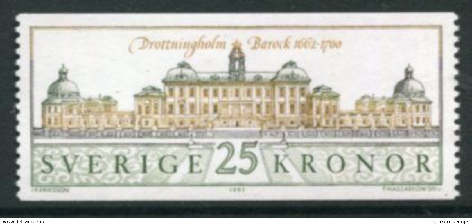SWEDEN 1991 Definitive: Drottningholm Castle 25 Kr. MNH / **.   Michel 1662 - Ungebraucht