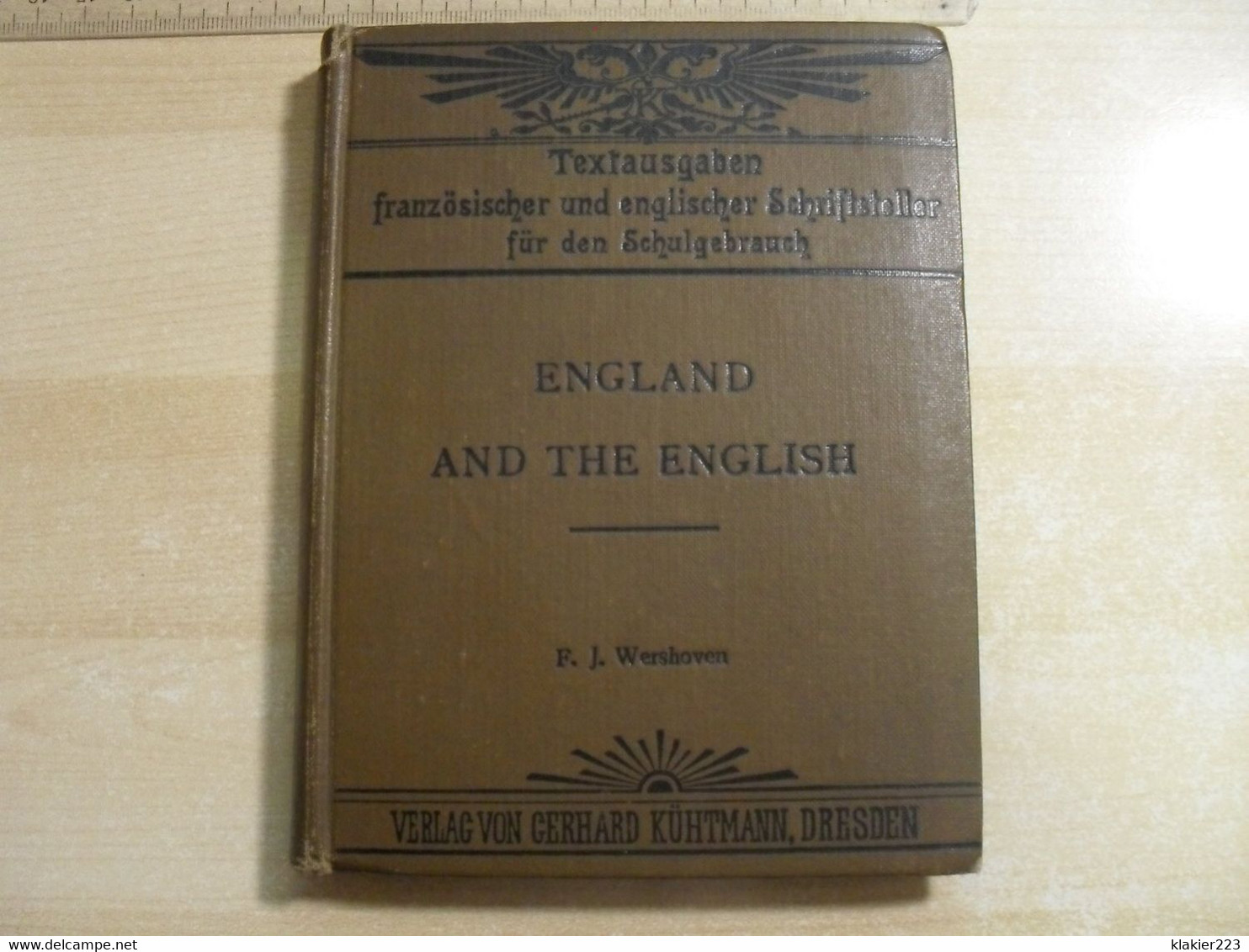 F. J. Wershoven - England And The English / 1907 - Europa