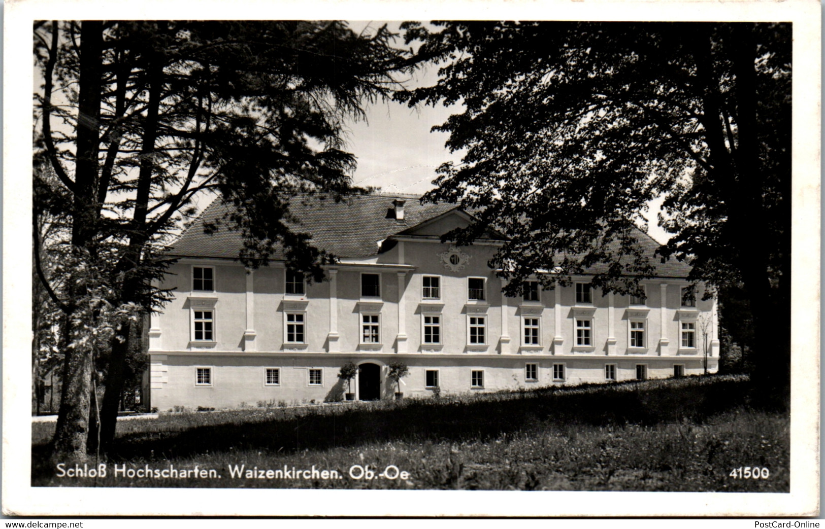 33871 - Oberösterreich - Waizenkirchen , Schloß Hochscharfen - Gelaufen 1955 - Grieskirchen