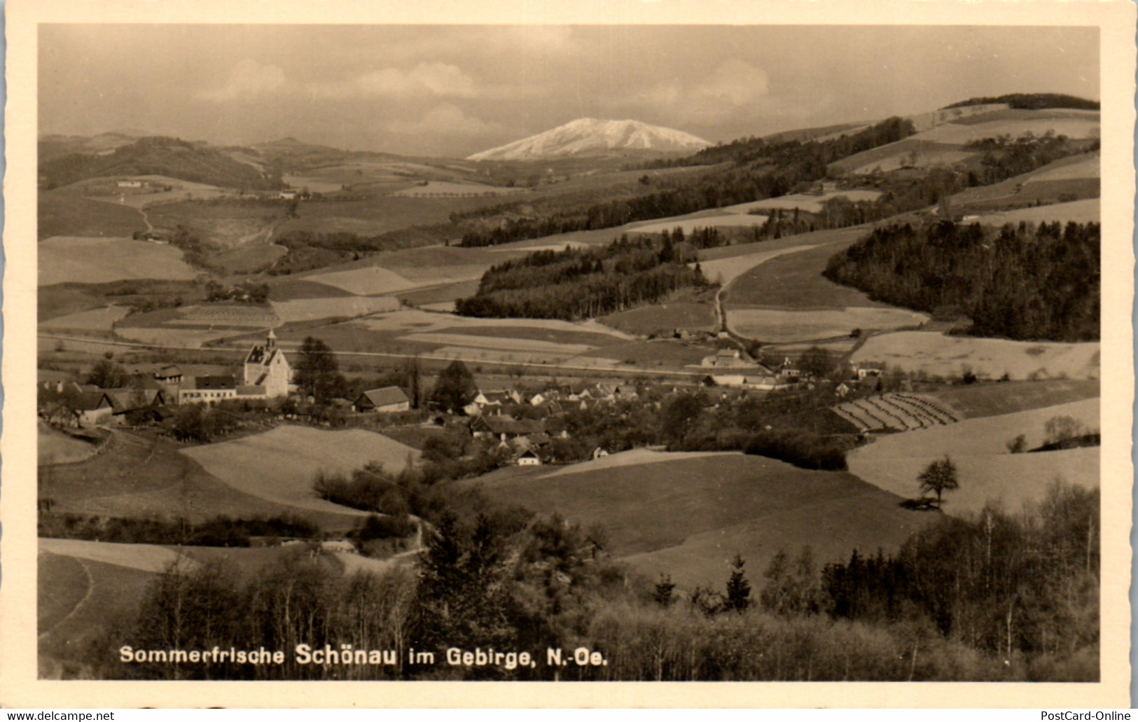 33946 - Niederösterreich - Schönau Im Gebirge , Panorama - Gelaufen 1933 - Wiener Neustadt