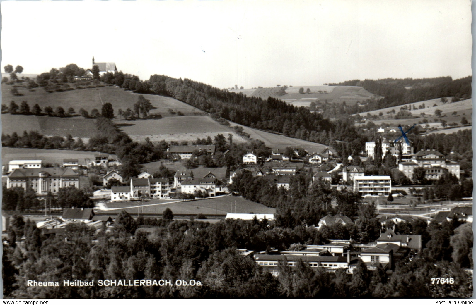 34018 - Oberösterreich - Schallerbach , Rheuma Heilbad , Panorama - Gelaufen 1966 - Bad Schallerbach