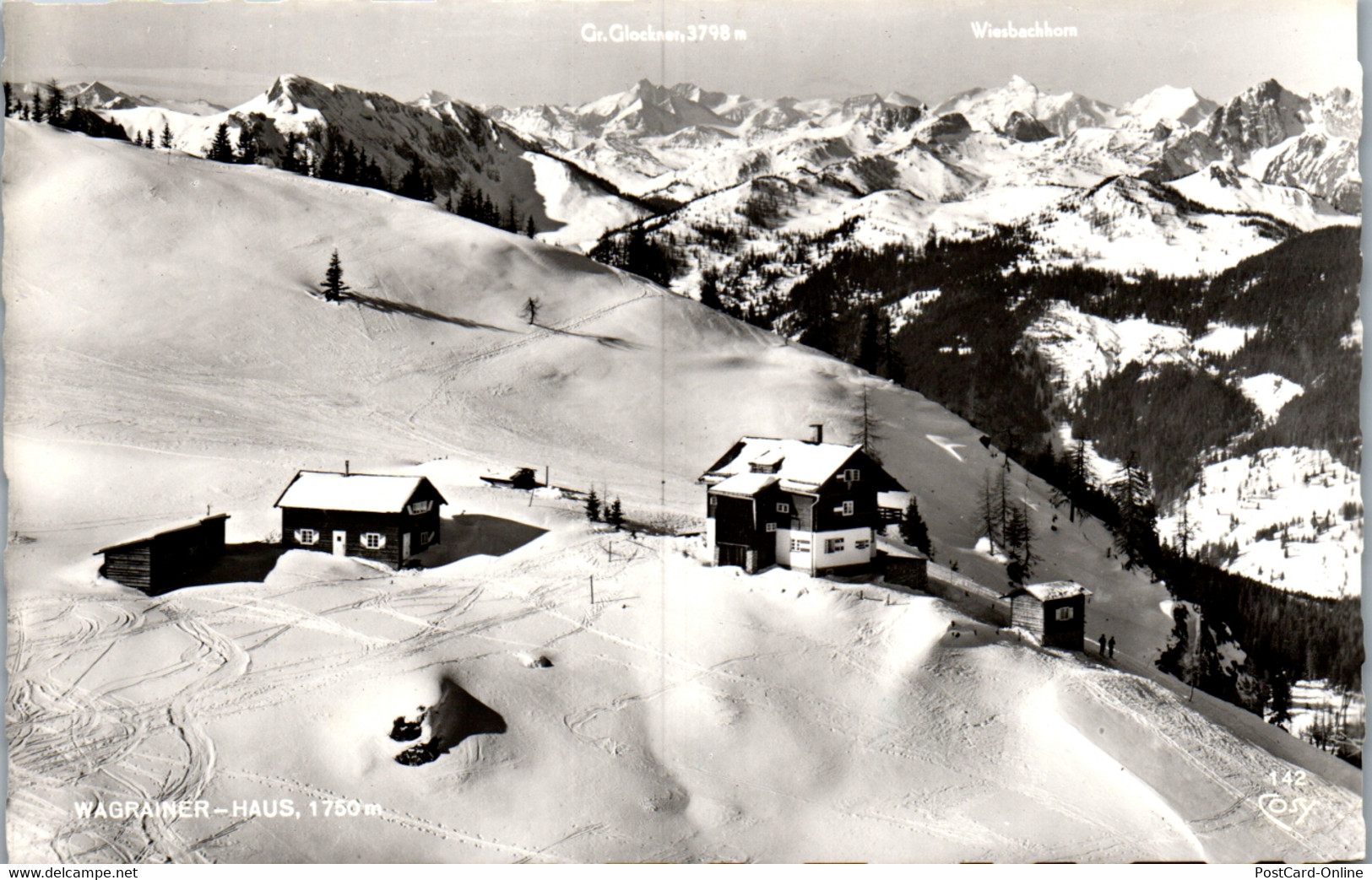 34087 - Salzburg - Wagrein , Wagreiner - Haus , Wiesbachhorn , Gr. Glockner - Gelaufen 1959 - Wagrain