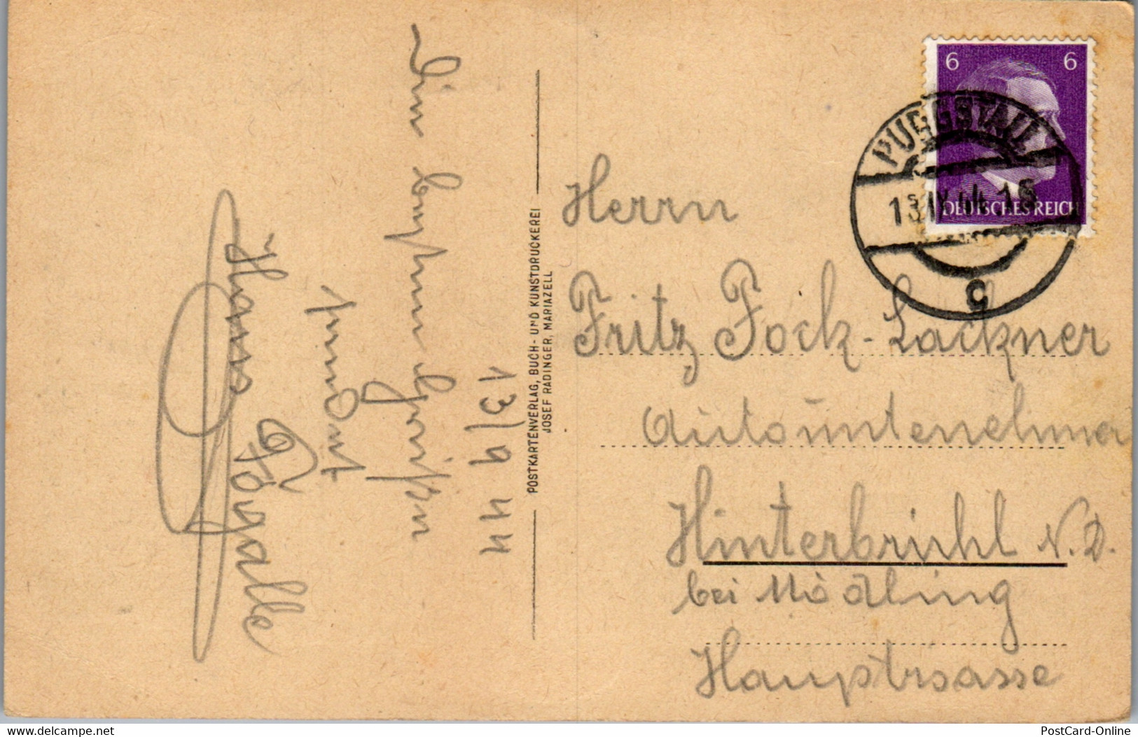 34109 - Niederösterreich - Scheibbs Mit Ötscher - Gelaufen 1944 - Scheibbs
