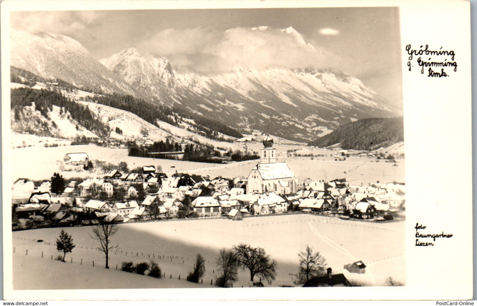 34126 - Steiermark - Gröbming Gegen Grimming , Panorama - Nicht Gelaufen - Gröbming