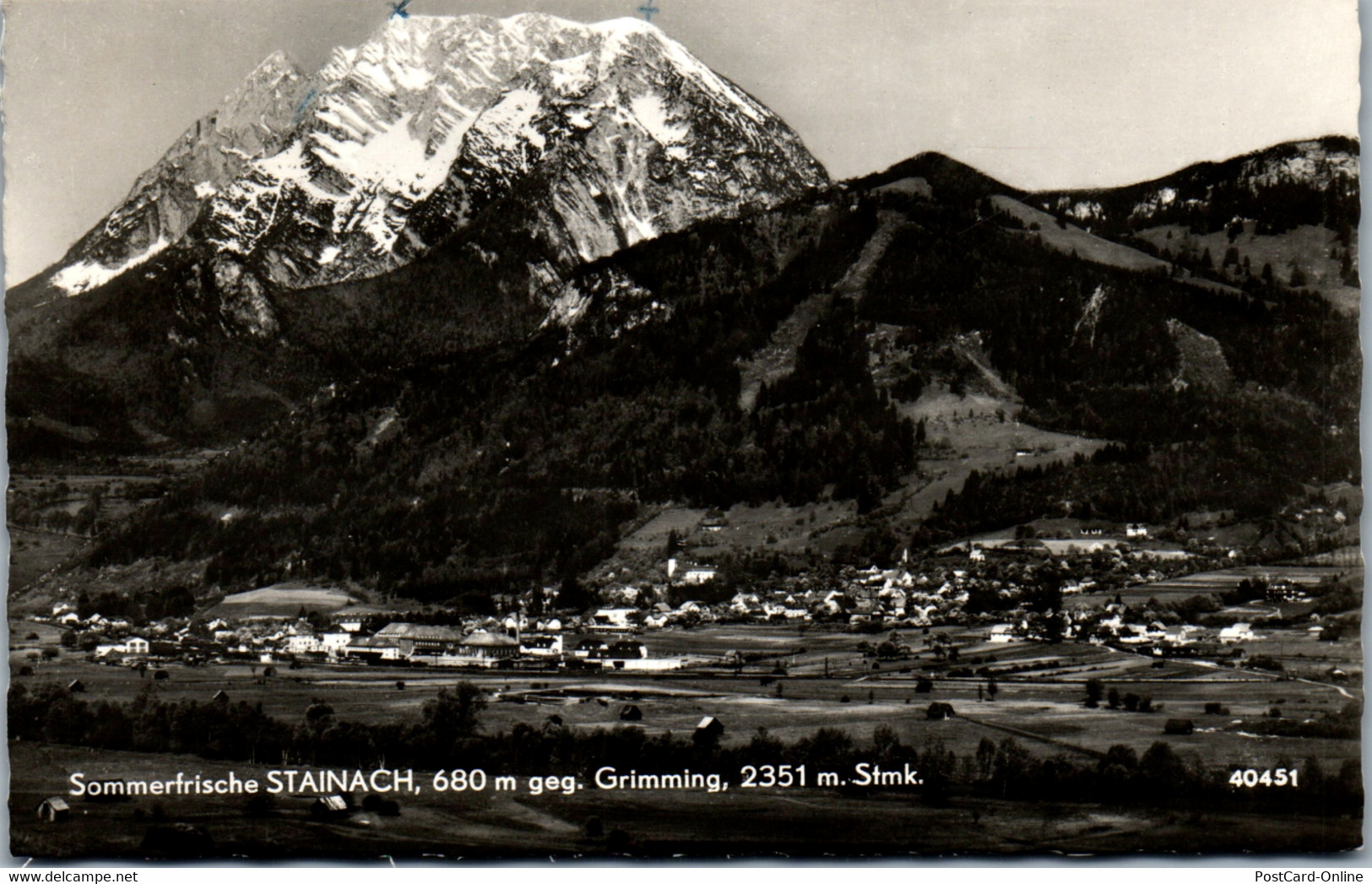 34132 - Steiermark - Steinach Gegen Grimming , Panorama - Gelaufen 1958 - Stainach