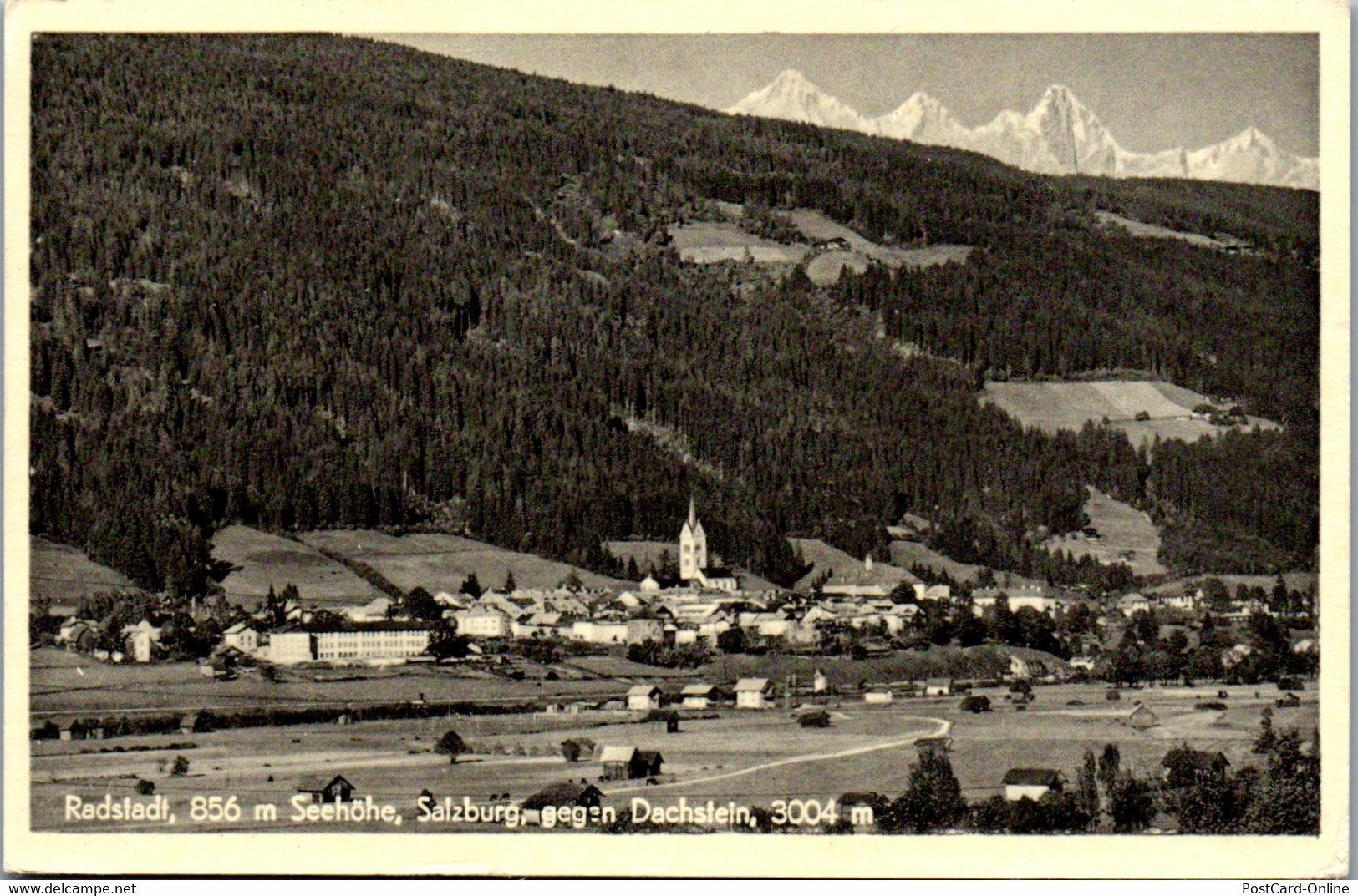 34133 - Salzburg - Radstadt Gegen Dachstein , Panorama - Gelaufen 1958 - Radstadt