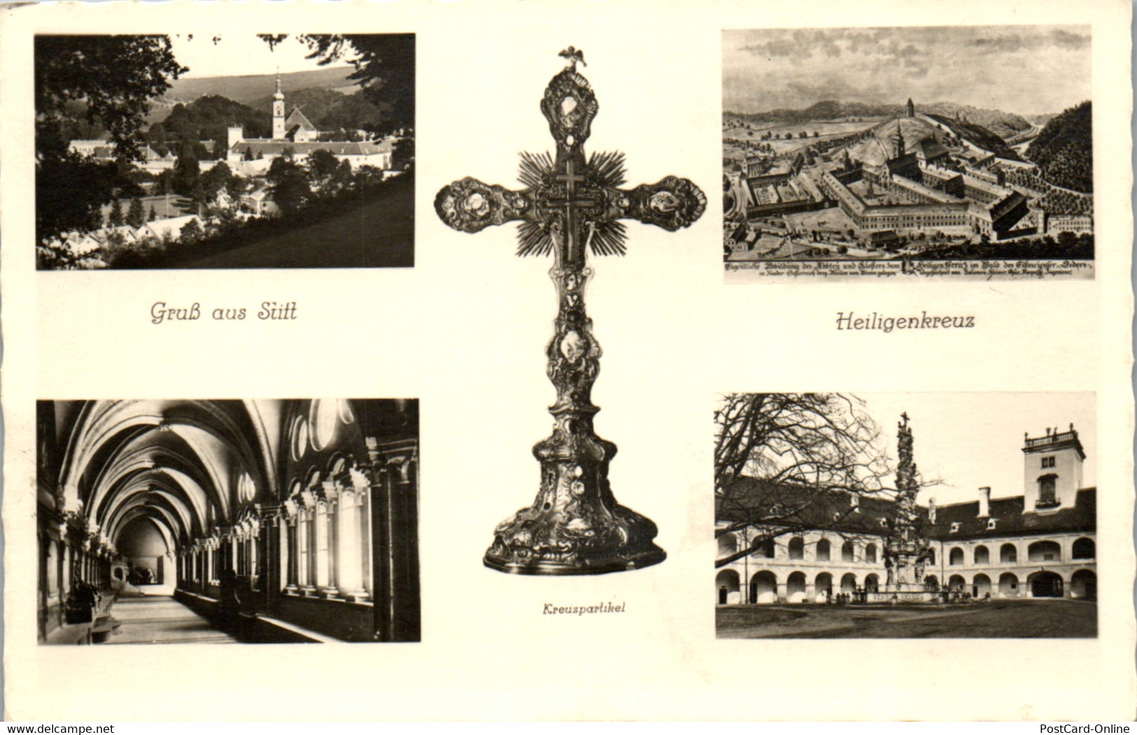 34233 - Niederösterreich - Heiligenkreuz , Stift , Kreuzpartikel , Mehrbildkarte - Nicht Gelaufen - Heiligenkreuz