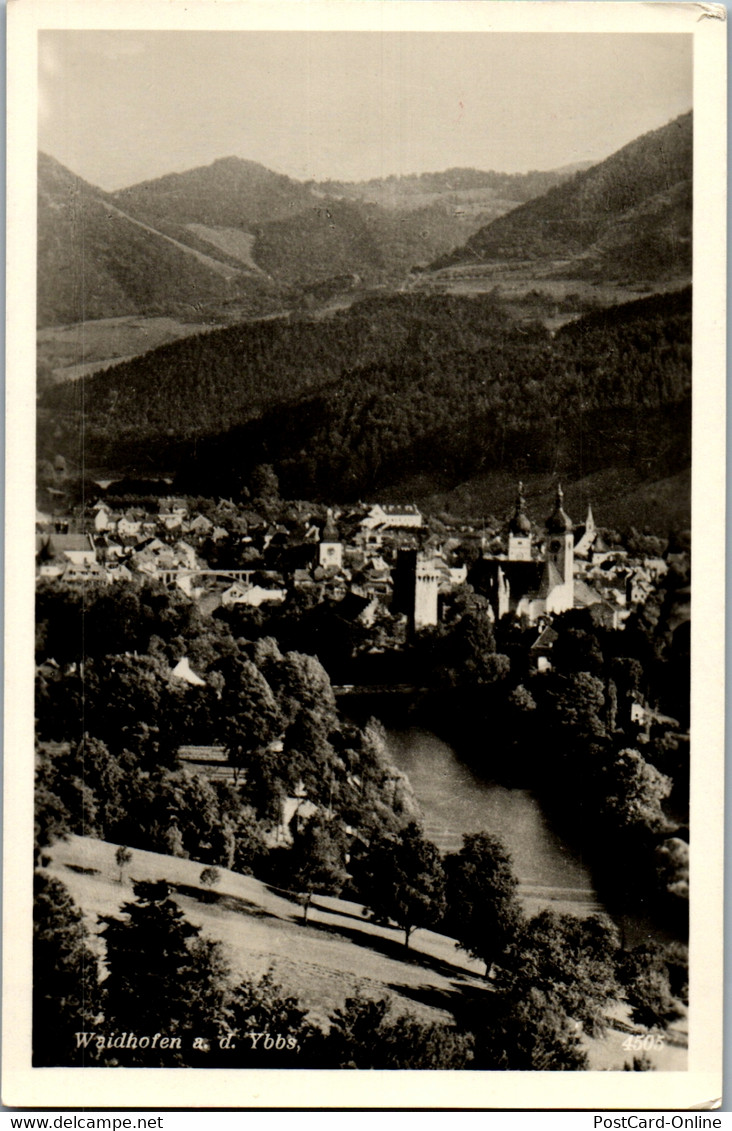 34361 - Niederösterreich - Waidhofen An Der Ybbs , Panorama - Gelaufen 1950 - Waidhofen An Der Ybbs