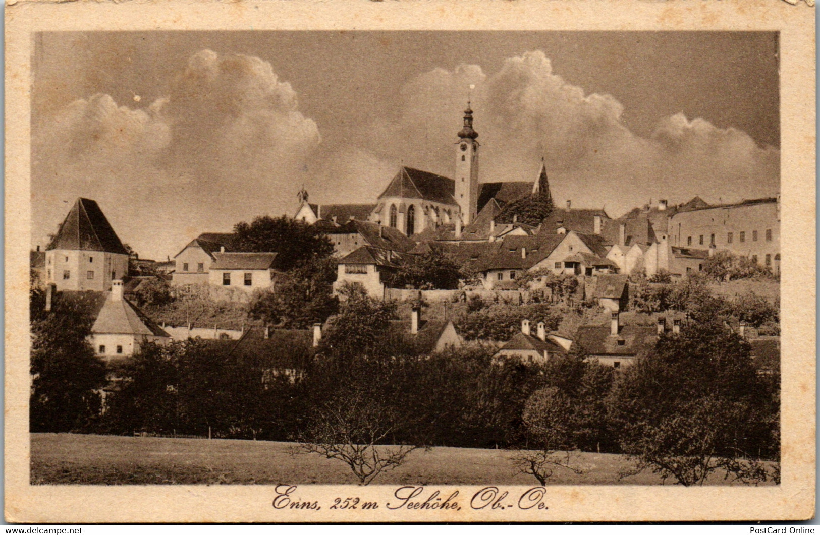 34411 - Oberösterreich - Enns , Panorama - Nicht Gelaufen 1919 - Enns