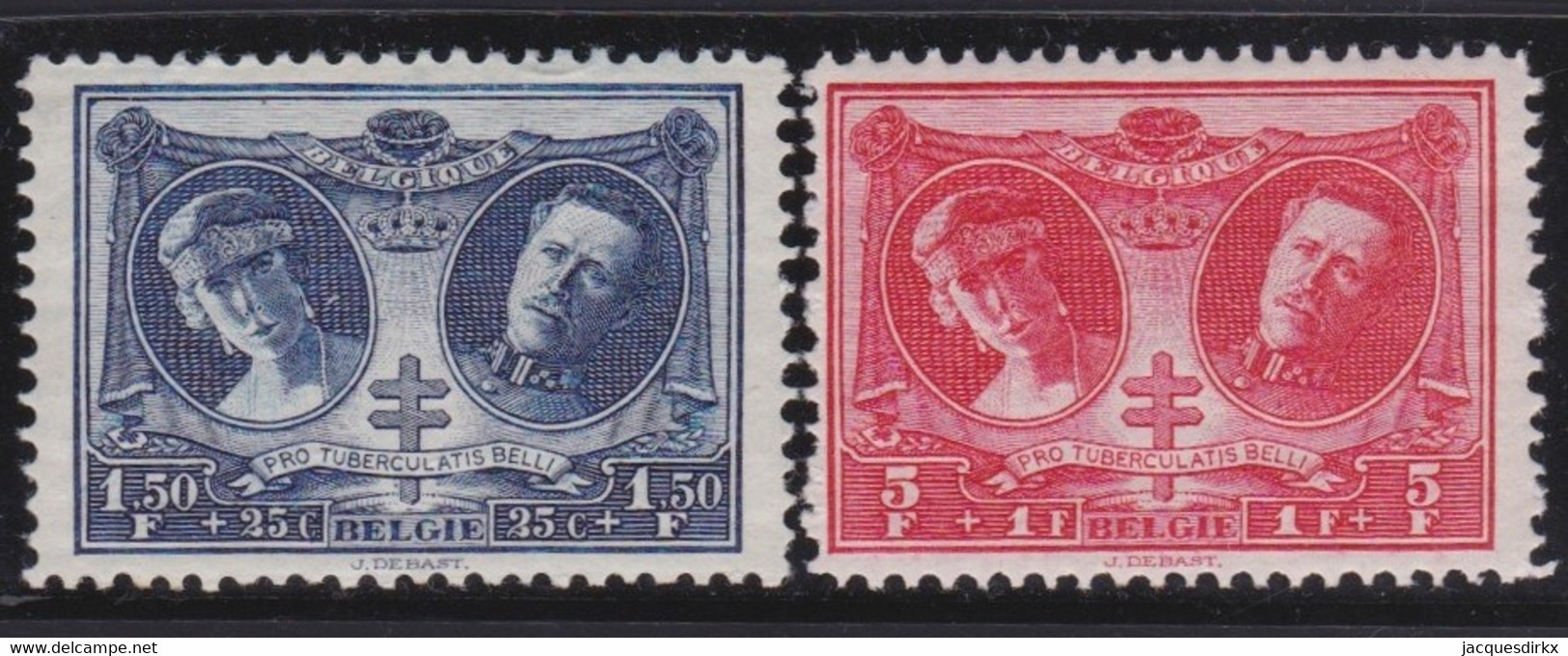 Belgie   .   OBP   .    243/244      .   *      .    Ongebruikt Met Gom   .    /    .   Neuf Avec Gomme - Unused Stamps