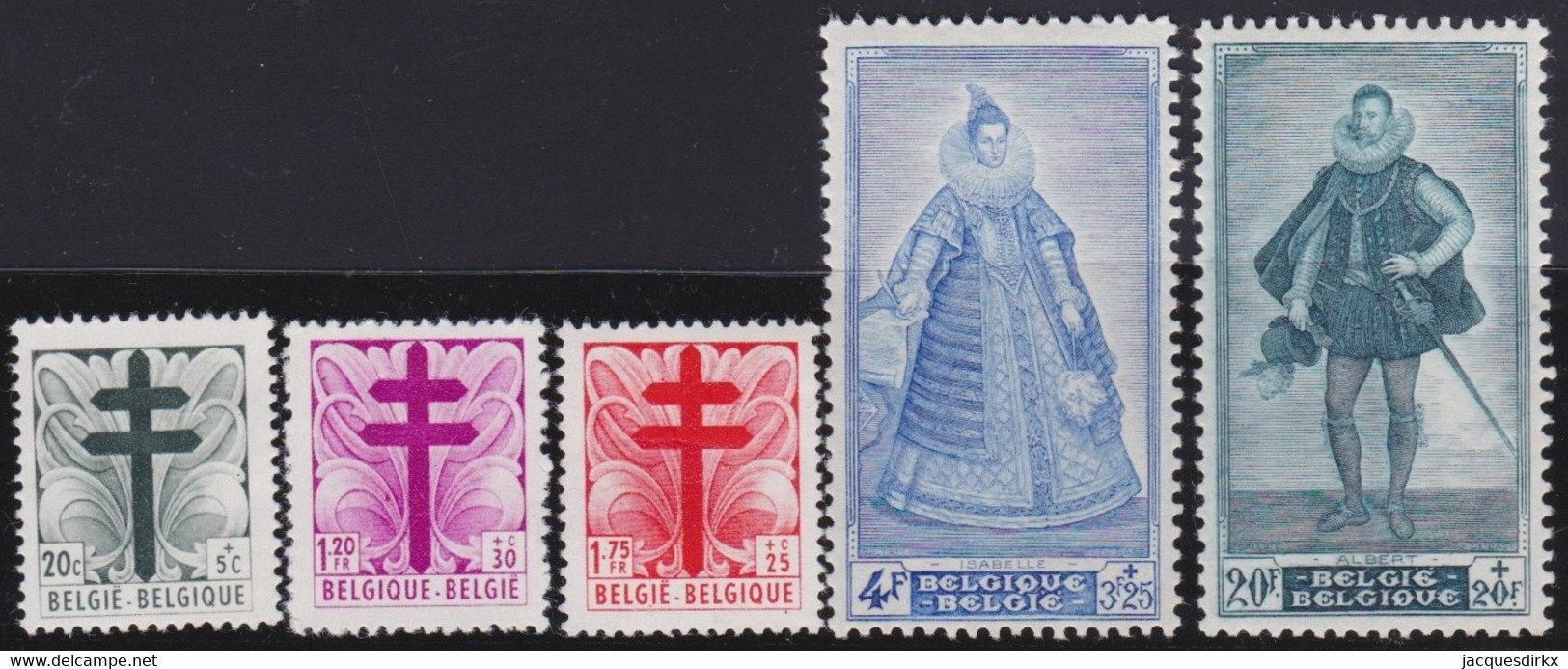 Belgie   .   OBP   .    787/791     .   *      .    Ongebruikt Met Gom   .    /    .   Neuf Avec Gomme - Unused Stamps