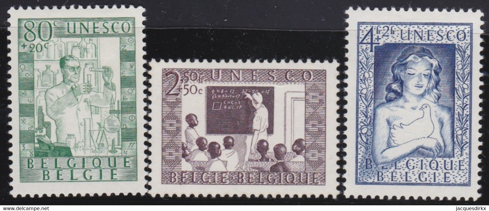 Belgie   .   OBP   .    842/844     .   *      .    Ongebruikt Met Gom   .    /    .   Neuf Avec Gomme - Unused Stamps