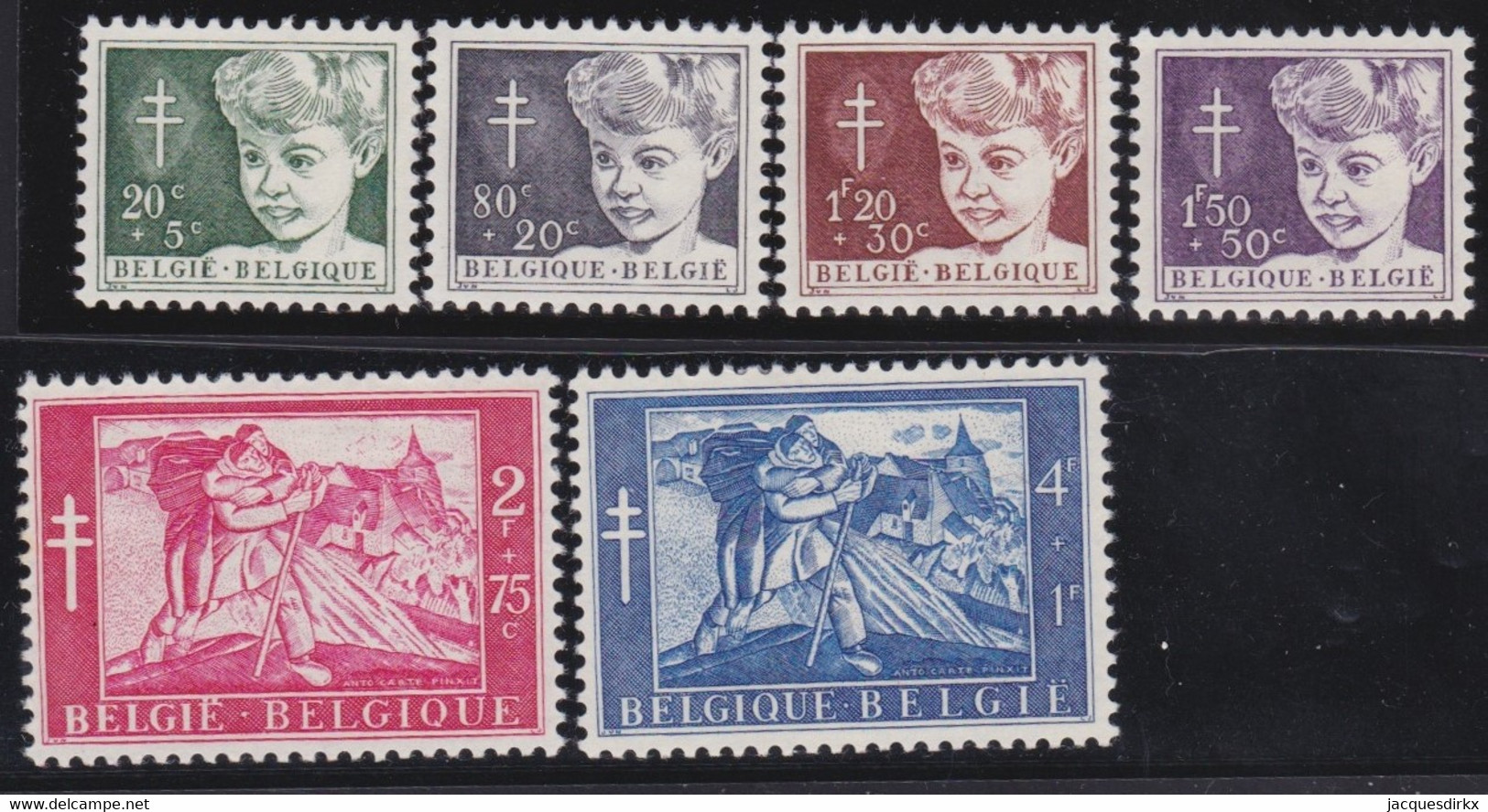 Belgie   .   OBP   .    955/960      .   *      .    Ongebruikt Met Gom   .    /    .   Neuf Avec Gomme - Unused Stamps