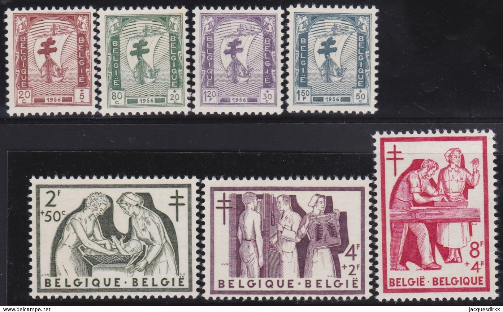 Belgie   .   OBP   .   998/1004         .   **      .    Postfris   .    /    .   Neuf SANS Charnière - Nuevos