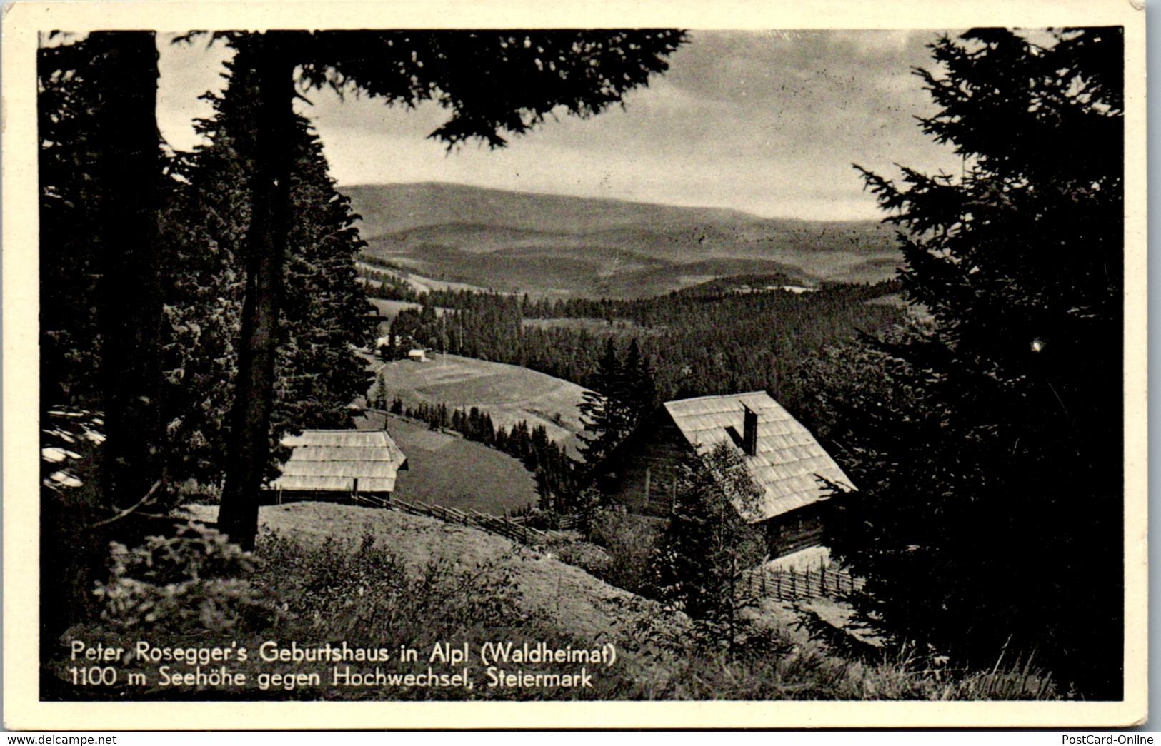 34619 - Steiermark - Alpl , Peter Rosegger's Geburtshaus Gegen Hochwechsel - Nicht Gelaufen - Krieglach