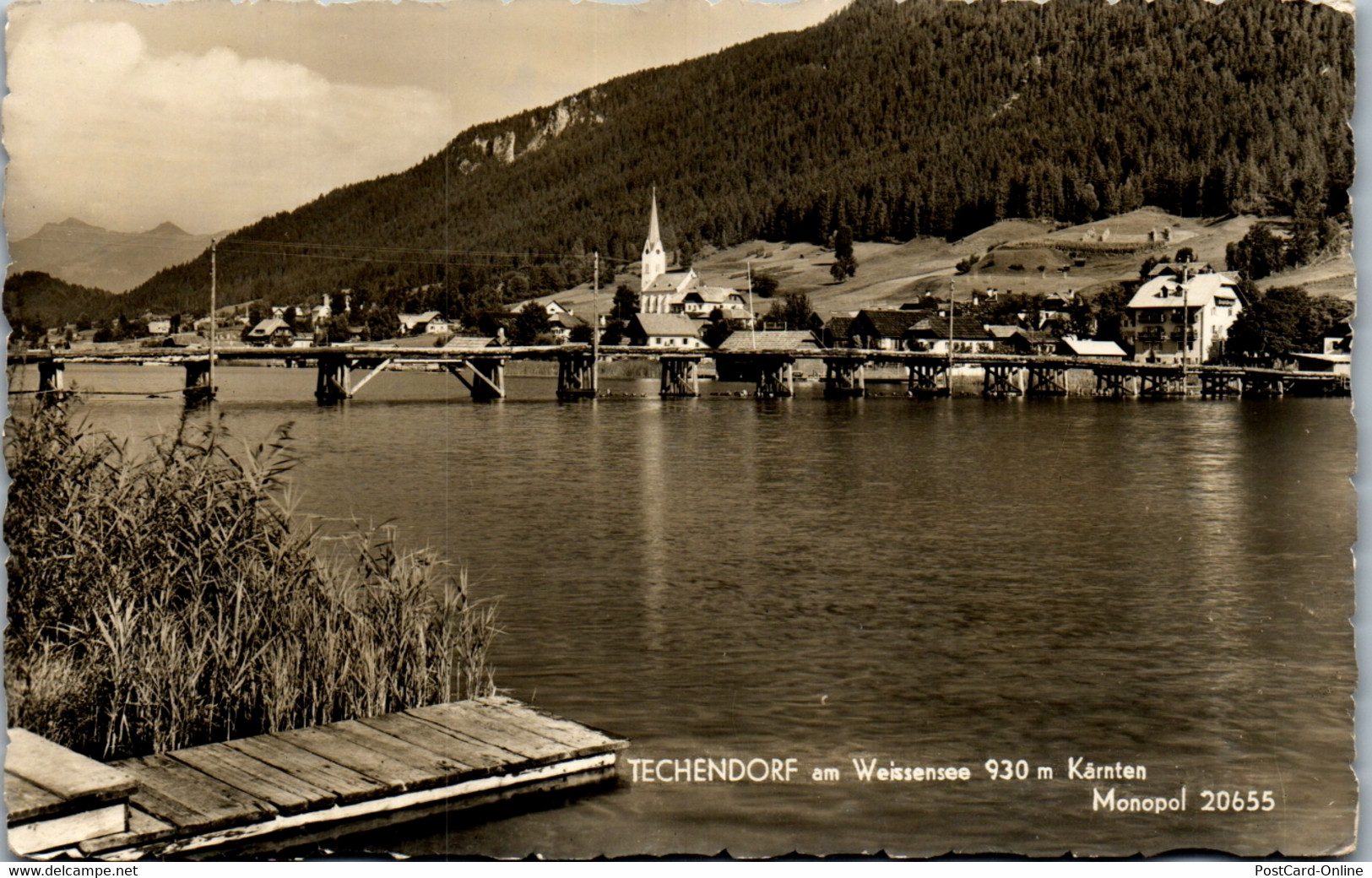 34620 - Kärnten - Techendorf Am Weissensee - Gelaufen 1956 - Weissensee