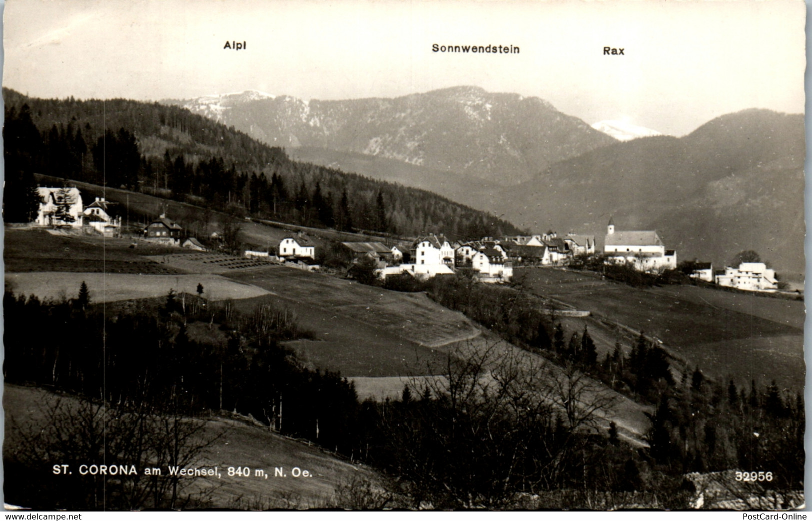 34626 - Niederösterreich - St. Corona Am Wechsel , Alpl , Sonnwendstein , Rax - Gelaufen 1959 - Wechsel