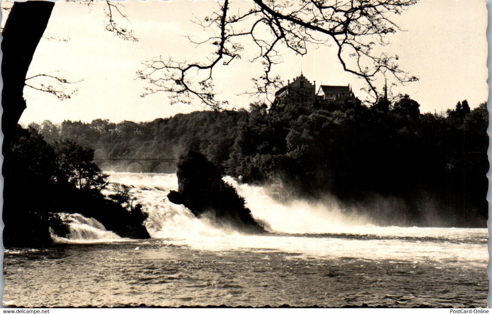 34630 - Schweiz - Dachsen , Rheinfall Mit Schloss Laufen - Nicht Gelaufen - Laufen-Uhwiesen 