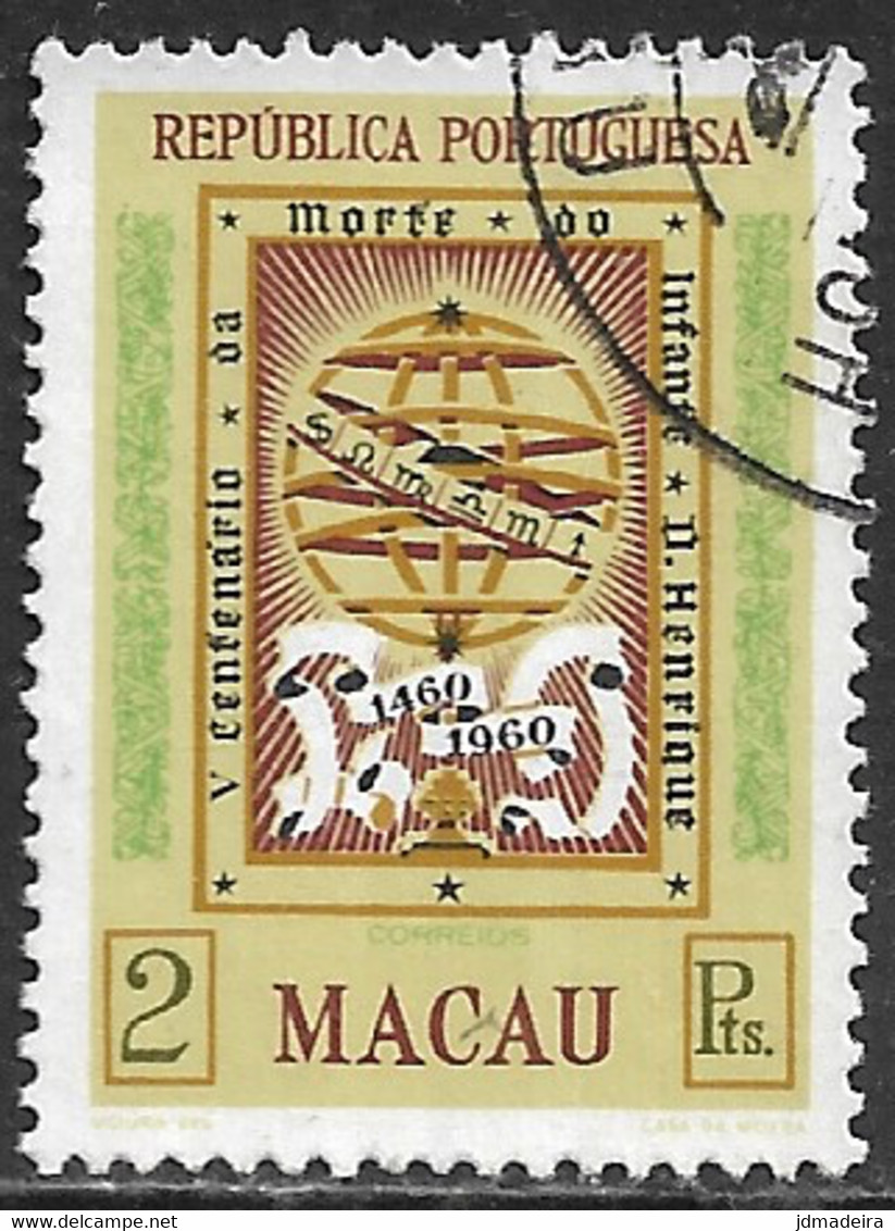 Macau Macao – 1960 Infante Dom Henrique Used Stamp - Usados