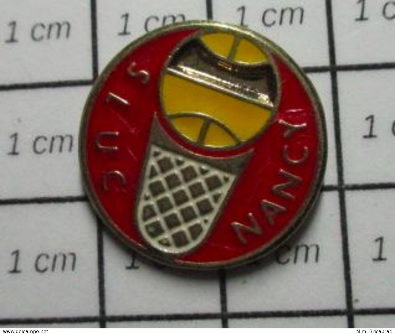 710a Pin's Pins / Beau Et Rare / THEME : SPORTS / BASKET BALL CLUB NANCY - Basketball