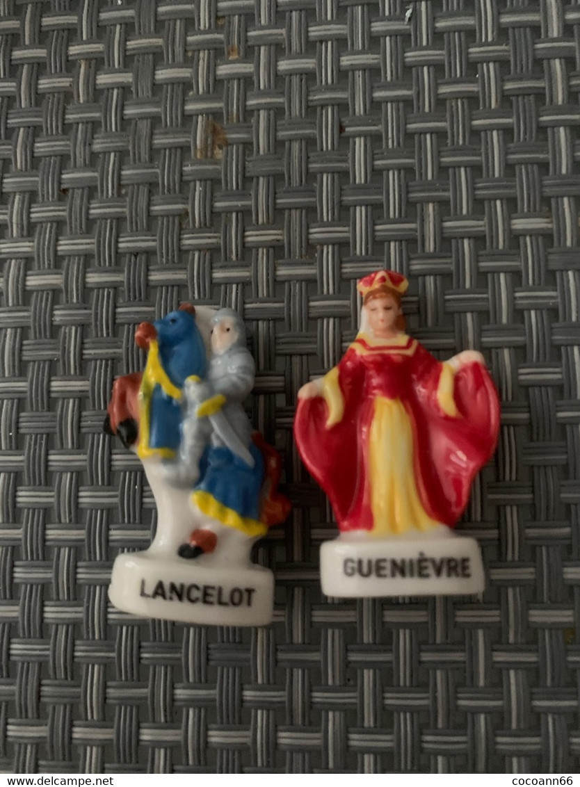 Fève Lancelot Et Guenievre - Personnages