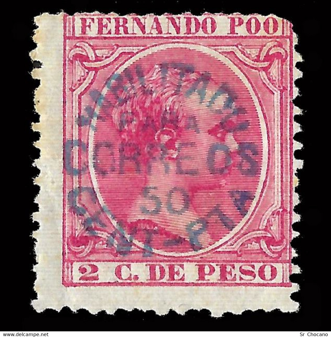 Fernando Poo 1896-00 Alfonso XIII.2ct.Edifil 24. Nuevo*. - Fernando Po