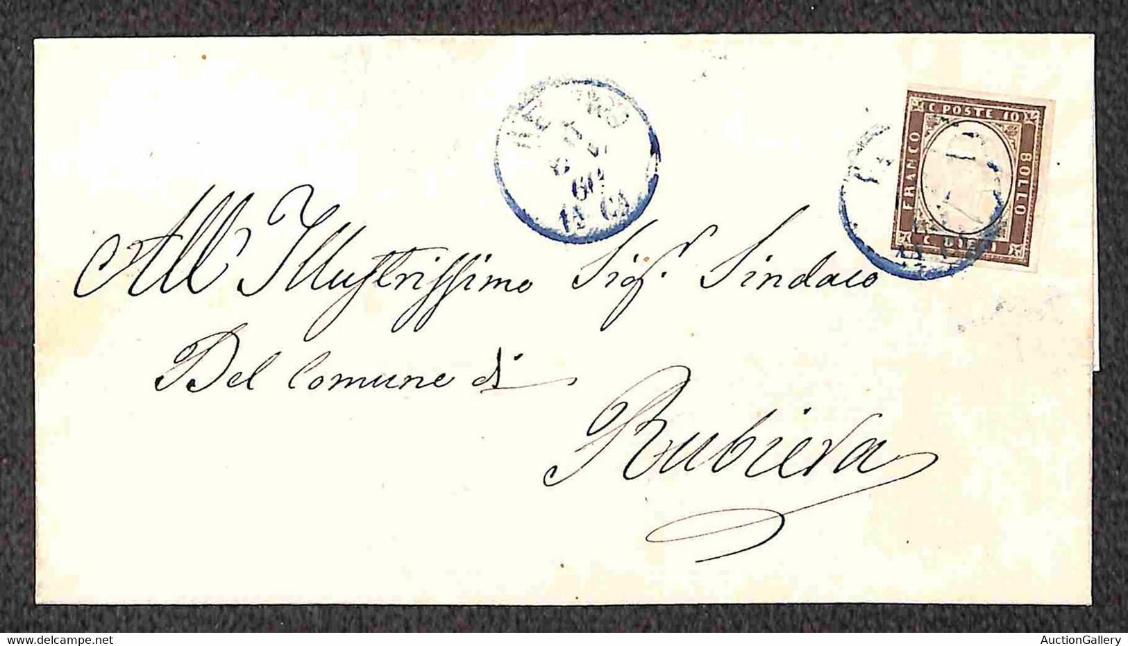 Lotti&Collezioni - MODENA - 1860/1861 - Tre Lettere + Un Frammento + Un Valore Singolo Di Sardegna Usati Nel Periodo - D - Autres & Non Classés