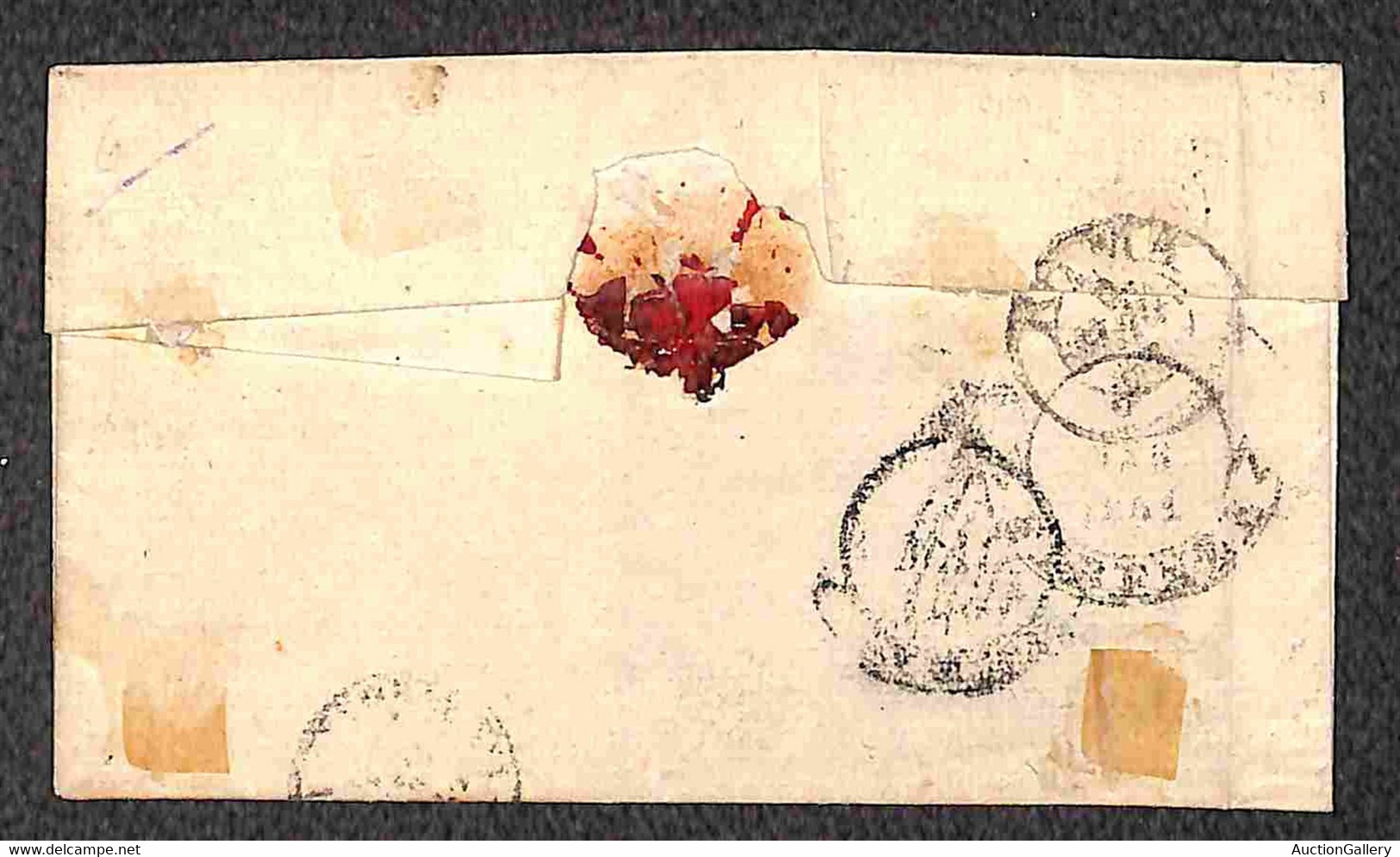Lotti&Collezioni - MODENA - 1860/1861 - Tre lettere + un frammento + un valore singolo di Sardegna usati nel periodo - d