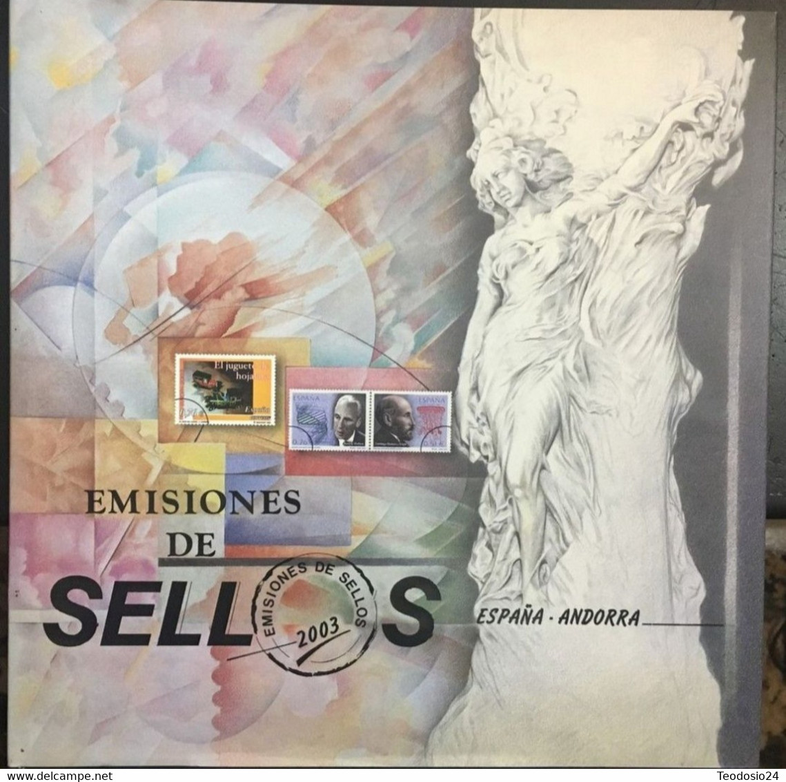 Spain España Libro Anual Sin Sellos 2003 - Full Sheets