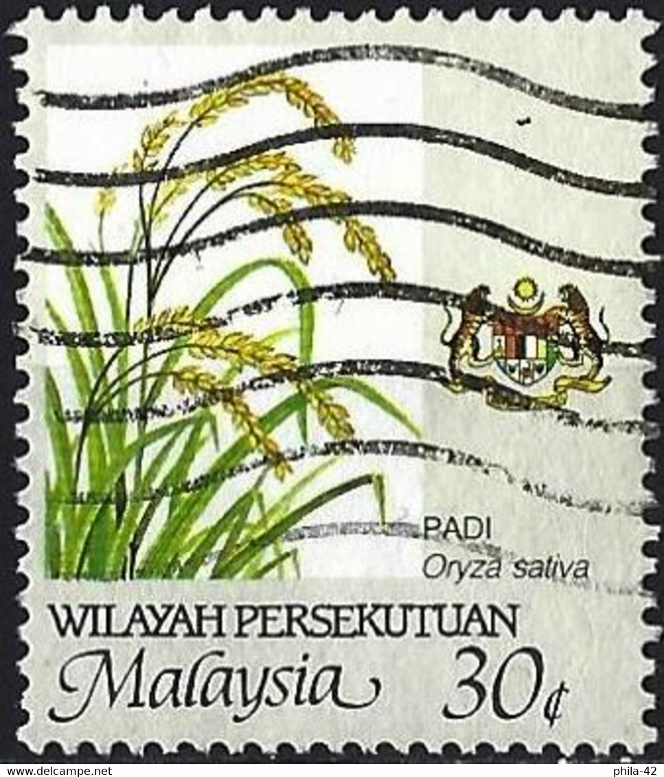 Malaysia 1994 - Mi 21D - YT 363a ( Asian Rice ) Perf. 14 - Groenten