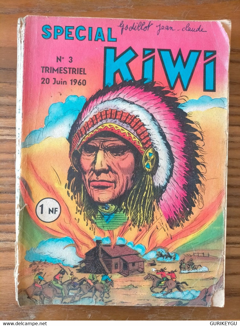 Rare BD  KIWI Spécial N° 3 LUG  Du 20 Juin 1960 Le Petit Trappeur - Kiwi