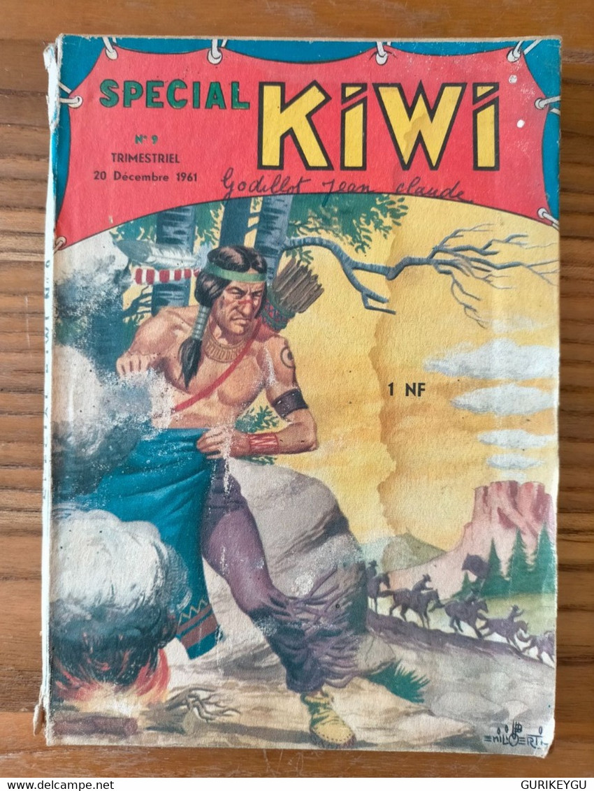 Rare BD  KIWI Spécial N° 9 LUG  Du 20 /12/1961  Le Petit Scout Trapper John ( BLEK ) - Kiwi