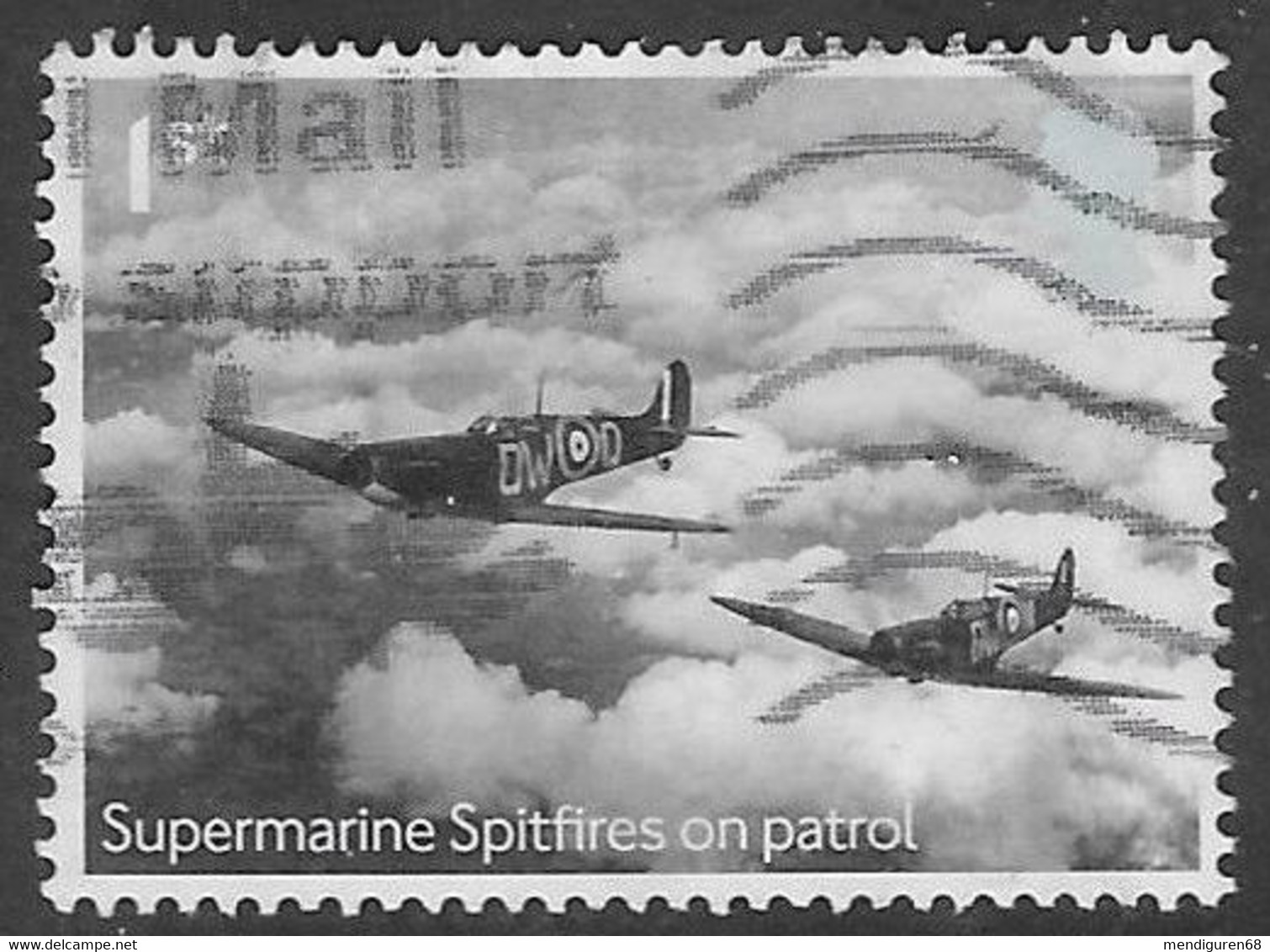 GROSSBRITANNIEN GRANDE BRETAGNE GB 2015 BATTLE OF BRITAIN:CALL TO ENGAGE ENEMY AIRCRAFT 1S USED SG 3735C MI 3464 YT 4182 - Storia Postale