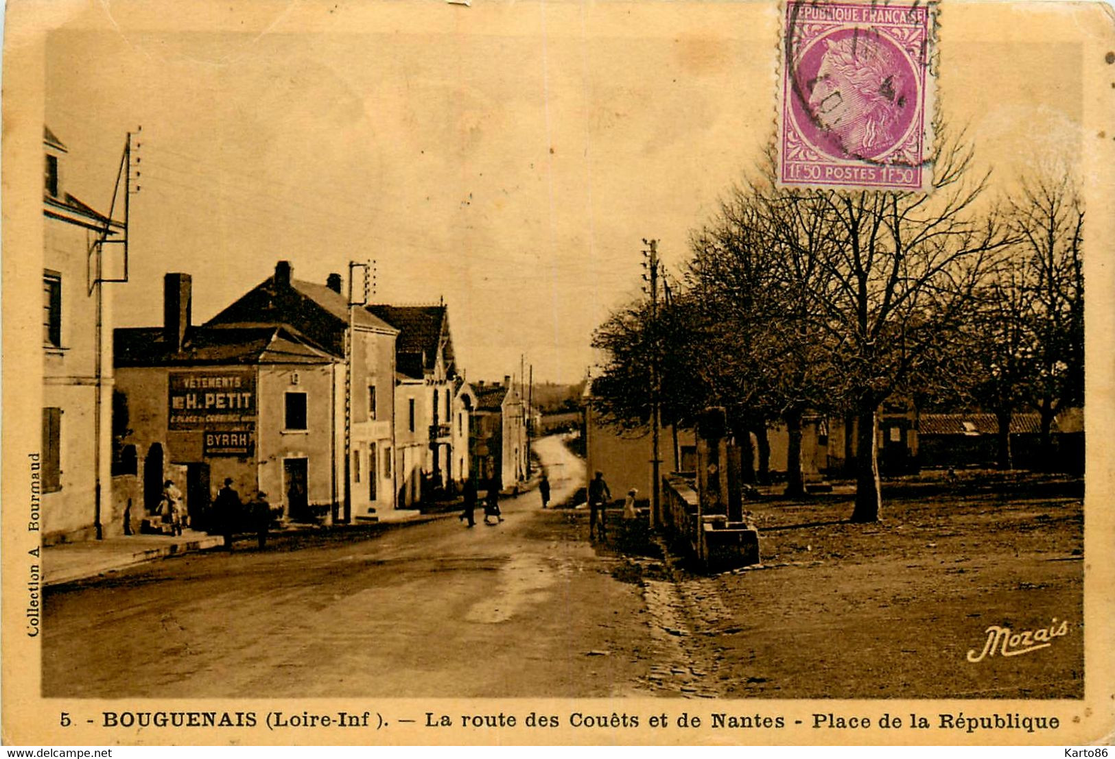 Bouguenais * La Route Des Couêts Et De Nantes * La Place De La République - Bouguenais