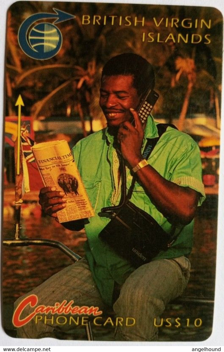 BVI Cable And Wireless US$10 5CBVA " Man At Phone " - Virgin Islands