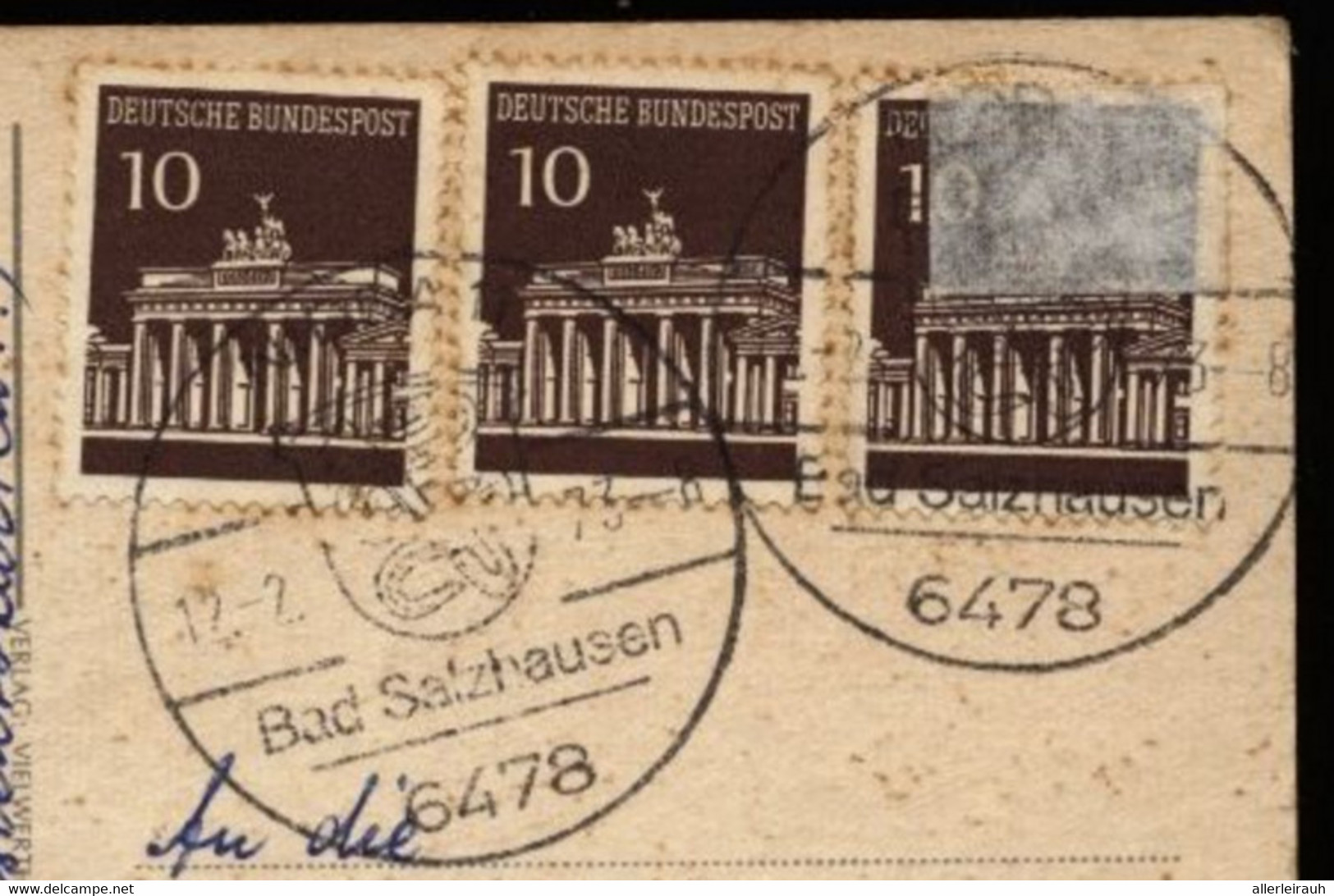 Hessisches Staatsbad Salzhausen - Gelaufen 1973  Sonderstempel - Wetterau - Kreis