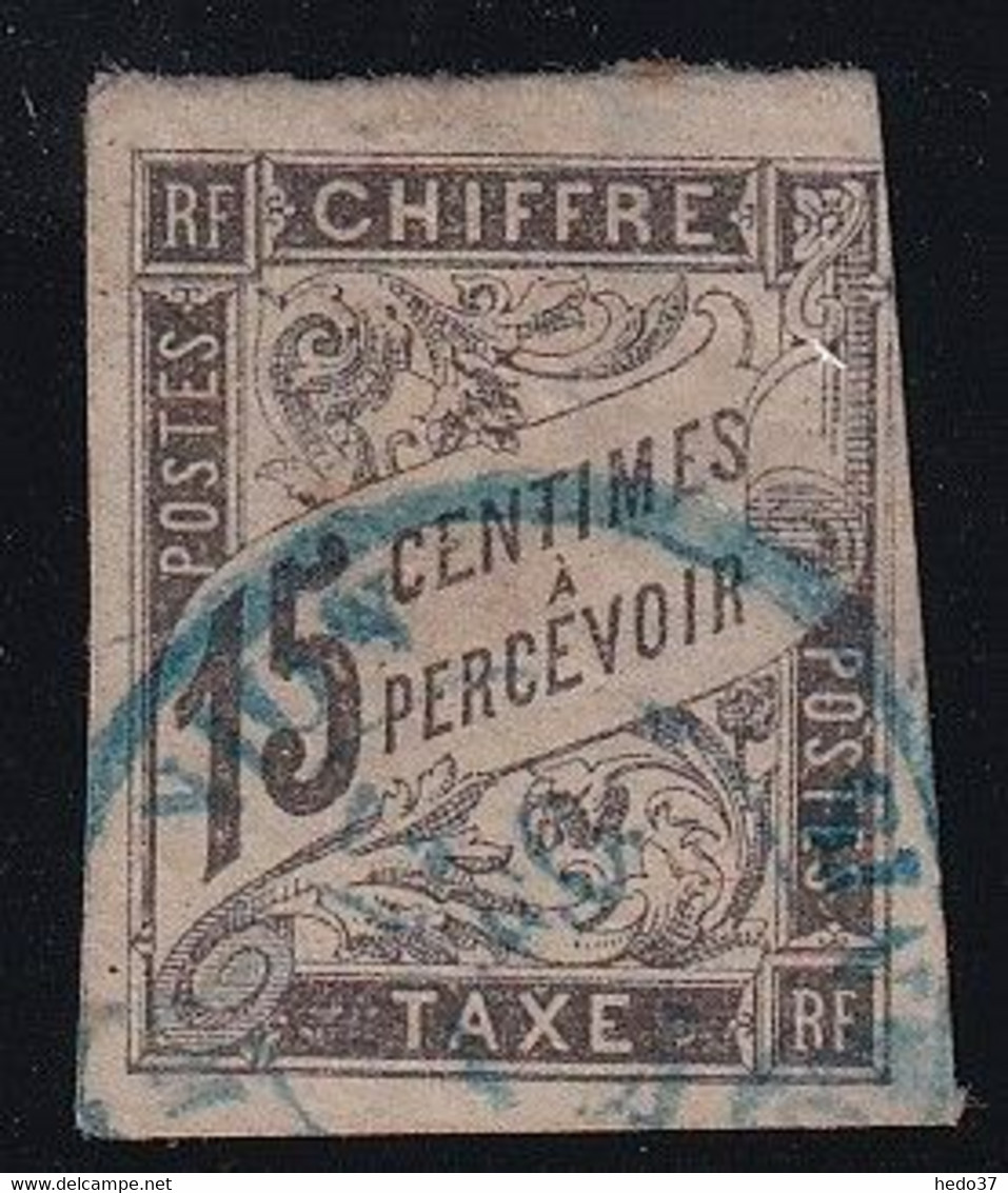 Réunion - Colonies Générales Taxe N°7 Oblitéré CàD Bleu St Denis - B - Postage Due