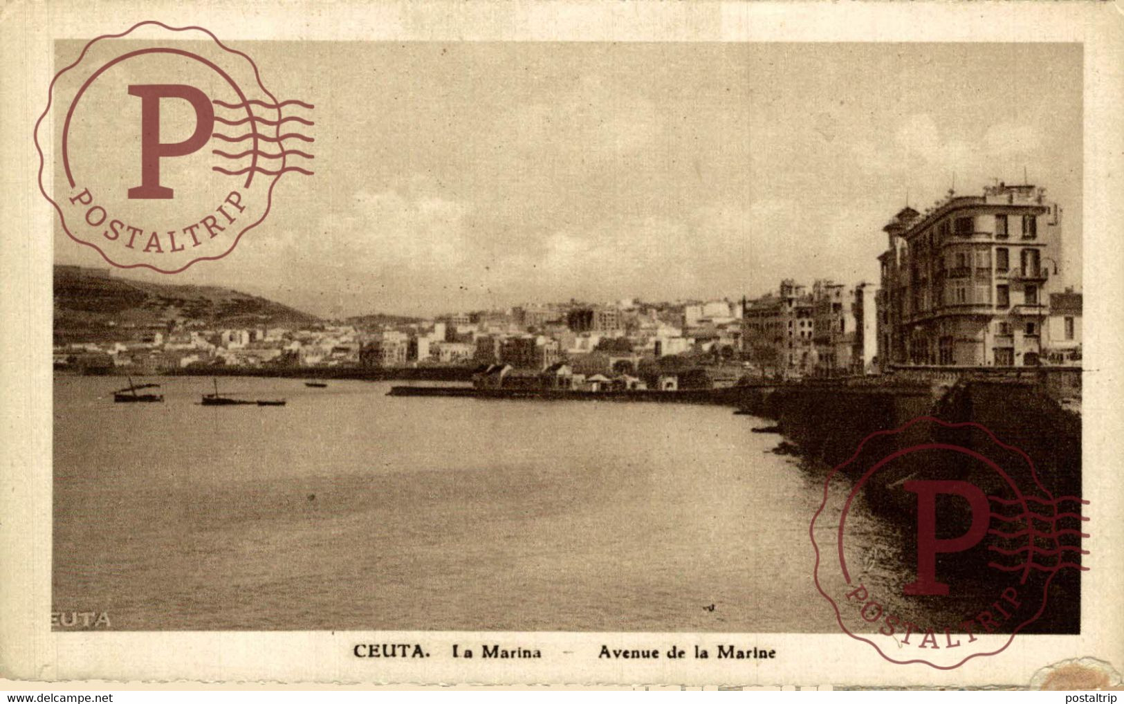 CEUTA. La Marina Avenue De La Marine - Ceuta