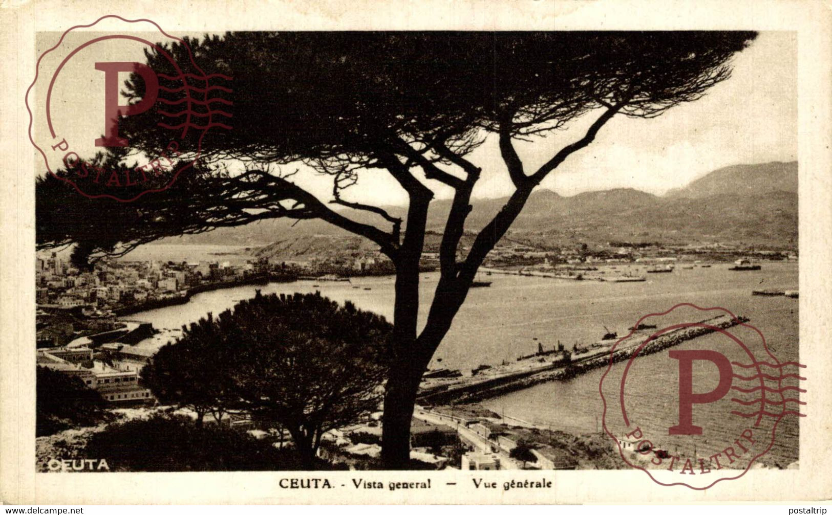 CEUTA. Vista Parcial Vue Generale - Ceuta