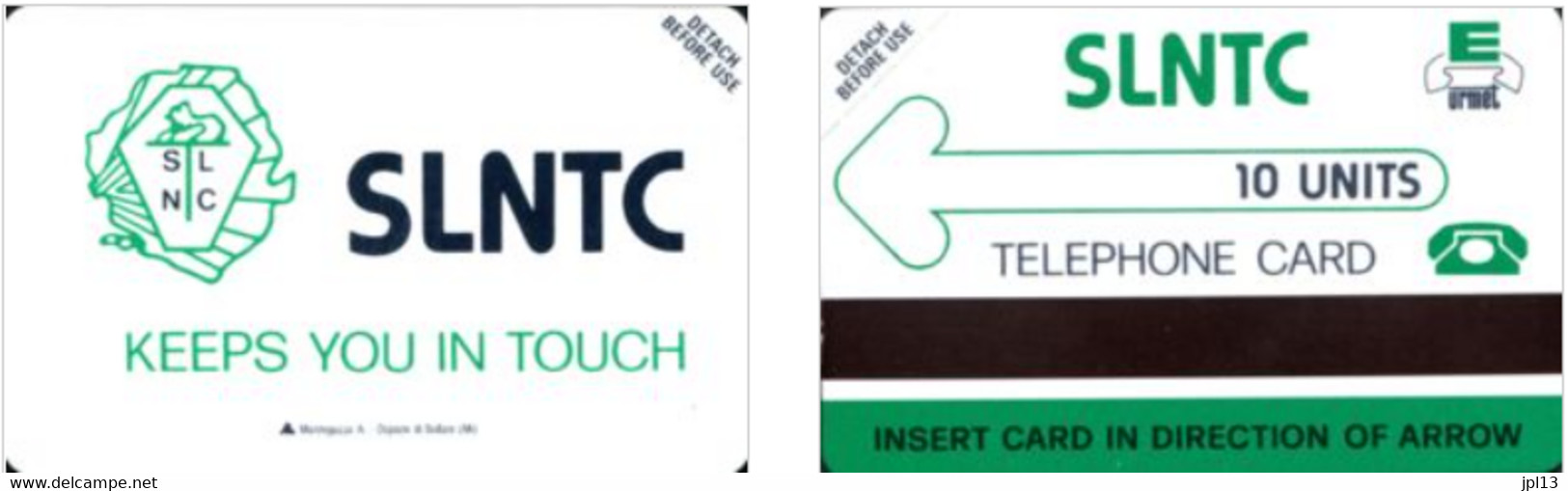 Carte Urmet - Sierra Leone - SLNTC - 10 Units Green Logo SLNTC (Mantegazza) - Sierra Leone