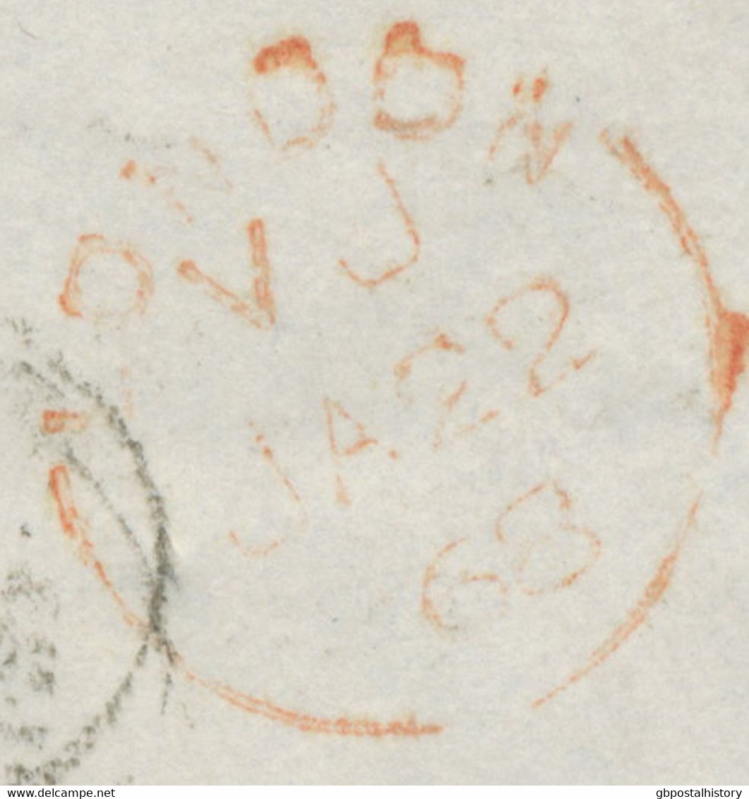 GB 1868, QV 6d Pl.6 (JK, Faults) Together With LE 1d Pl.73 (AC, VARIETY: Red Dot Above Left Letter C, R!)  On VF Cover - Briefe U. Dokumente