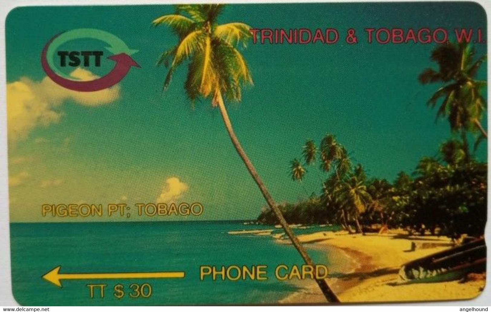 Trinidad And Tobago TT$30  2CTTE " Pigeon Point - Palm " - Trinidad En Tobago