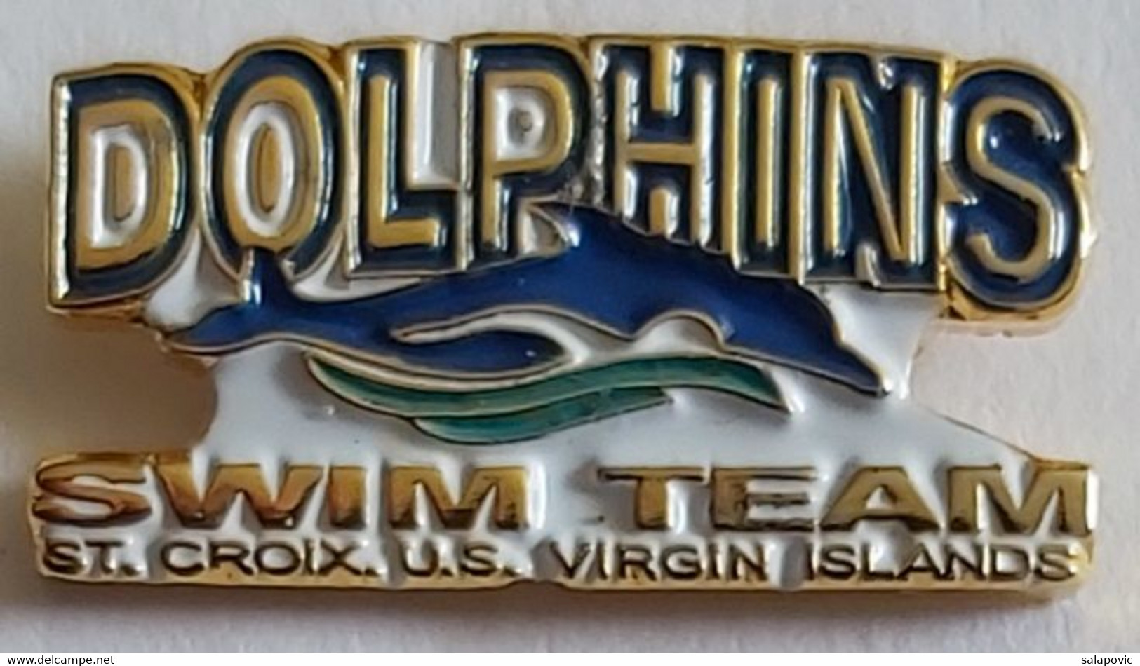 St. Croix Swimming Virgin Islands Federation Association Union PIN A8/10 - Swimming