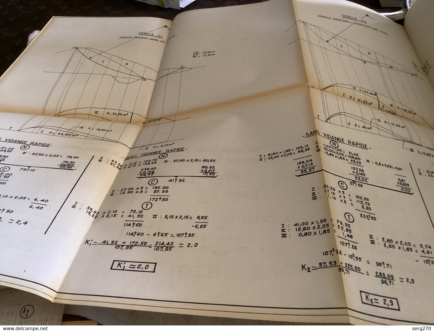 Barrage De Villiers Le Sec Premier Ministre Délégation à L’aménagement 1969 Numéro A2 6 Digue Talus Amont épuré - Obras Públicas