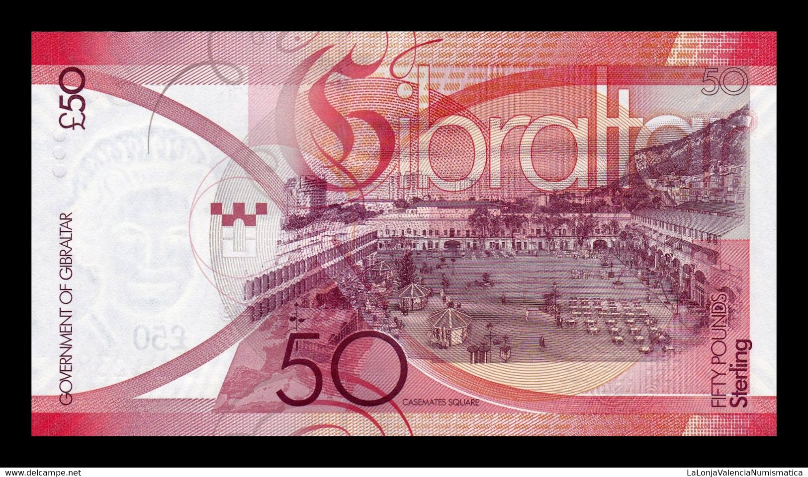 Gibraltar 50 Pounds Elizabeth II 2019 (2022) Pick 38 New SC UNC - Gibraltar