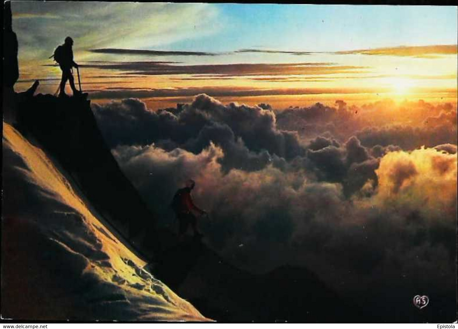 ►  CPSM  Chamonix Alpinisme Escalade Mer De Nuages - Climbing