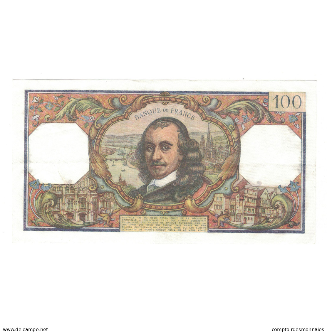 France, 100 Francs, 1964, M.58, TTB+, Fayette:65.5, KM:149a - 100 F 1964-1979 ''Corneille''