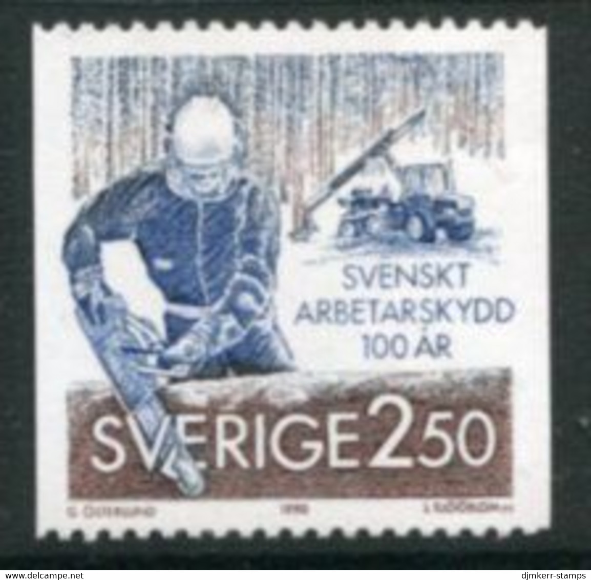 SWEDEN 1990 Centenary Of Work Protection MNH / **.   Michel 1600 - Ungebraucht