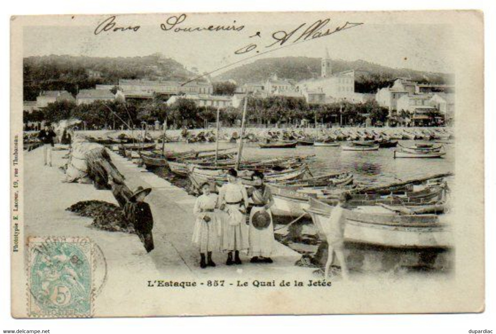 13 - Bouches Du Rhône / L' Estaque -- Le Quai De La Jetée ( MARSEILLE). - L'Estaque