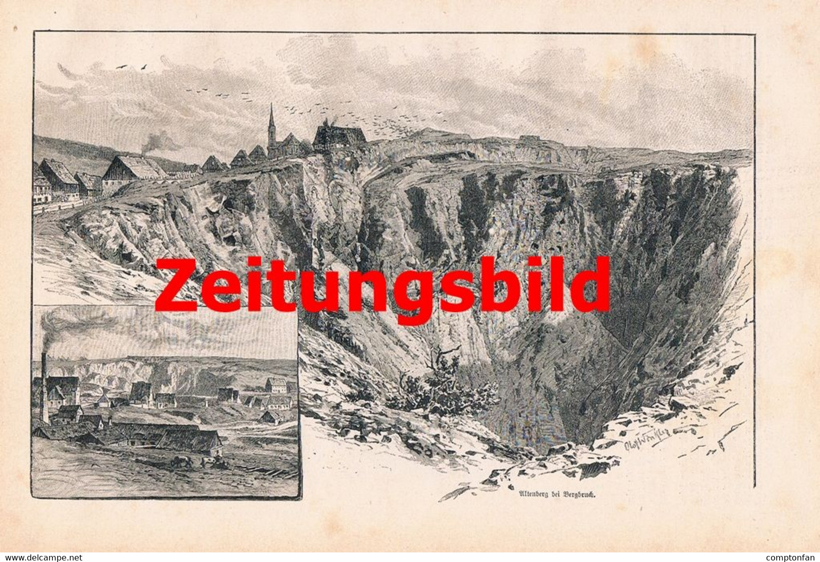 A102 1161 Müglitztal Weesenstein Altenberg Dohna Sachsen Artikel / Bilder 1892 !! - Otros & Sin Clasificación